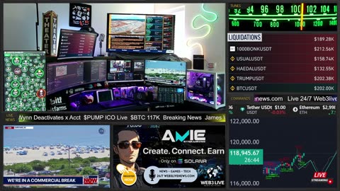 🚨 BTC Hits $119K — Epstein Trends, Market About to Pop Off? | Live Crypto Watch 🧨📈