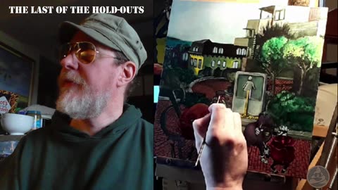 Painting with a Hero of teh Revolooshun.