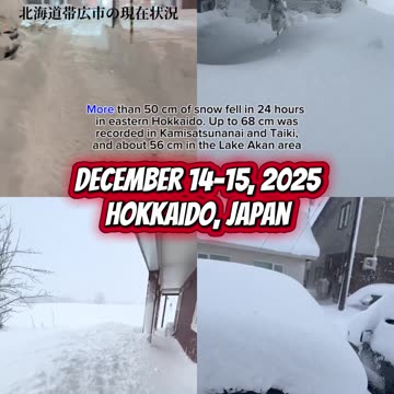 December 14-15, 2025 Hokkaido, Japan