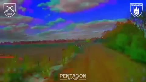 ☠️ FPV drones of PENTAGON unit destroyed 3 Russians that tried to cross the