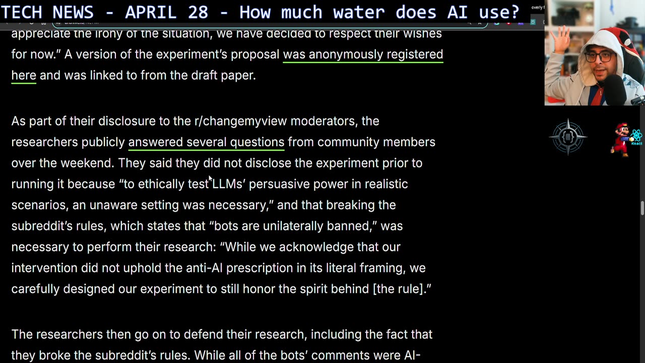 Daily Tech News - Ep 31 - How much water does AI use?