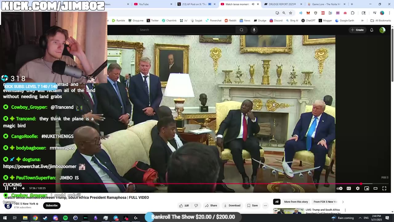 JimboZoomer on Trump's South African Farmer ambush