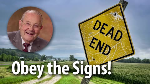 OBEY THE SIGNS​​! Proverbs 16:25 – Devotional by Pastor Cecil A. Thompson