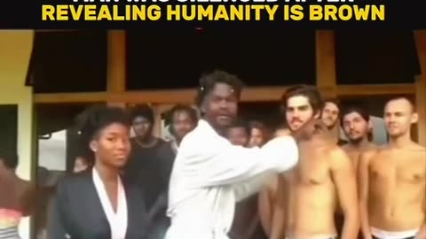 MAN WAS SILENCED AFTER REVEALING HUMANITY IS BROWN.