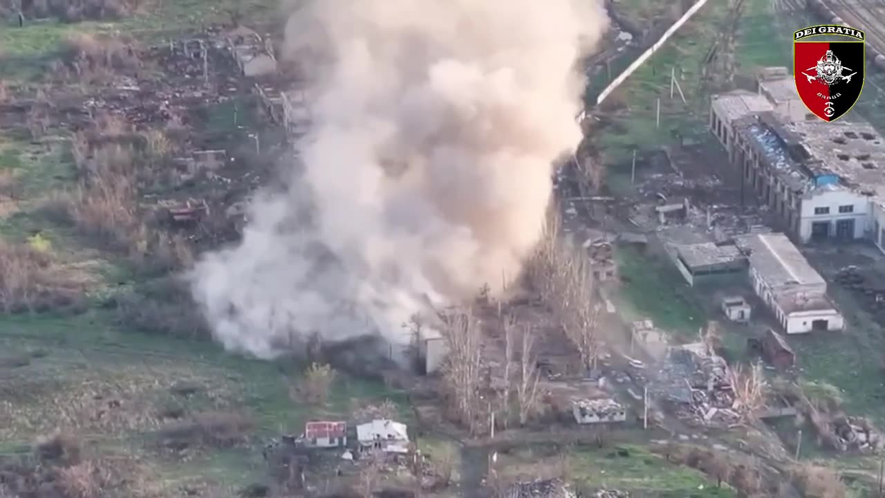 Ukrainian Airstrikes Obliterate Building Used As Russian Barracks