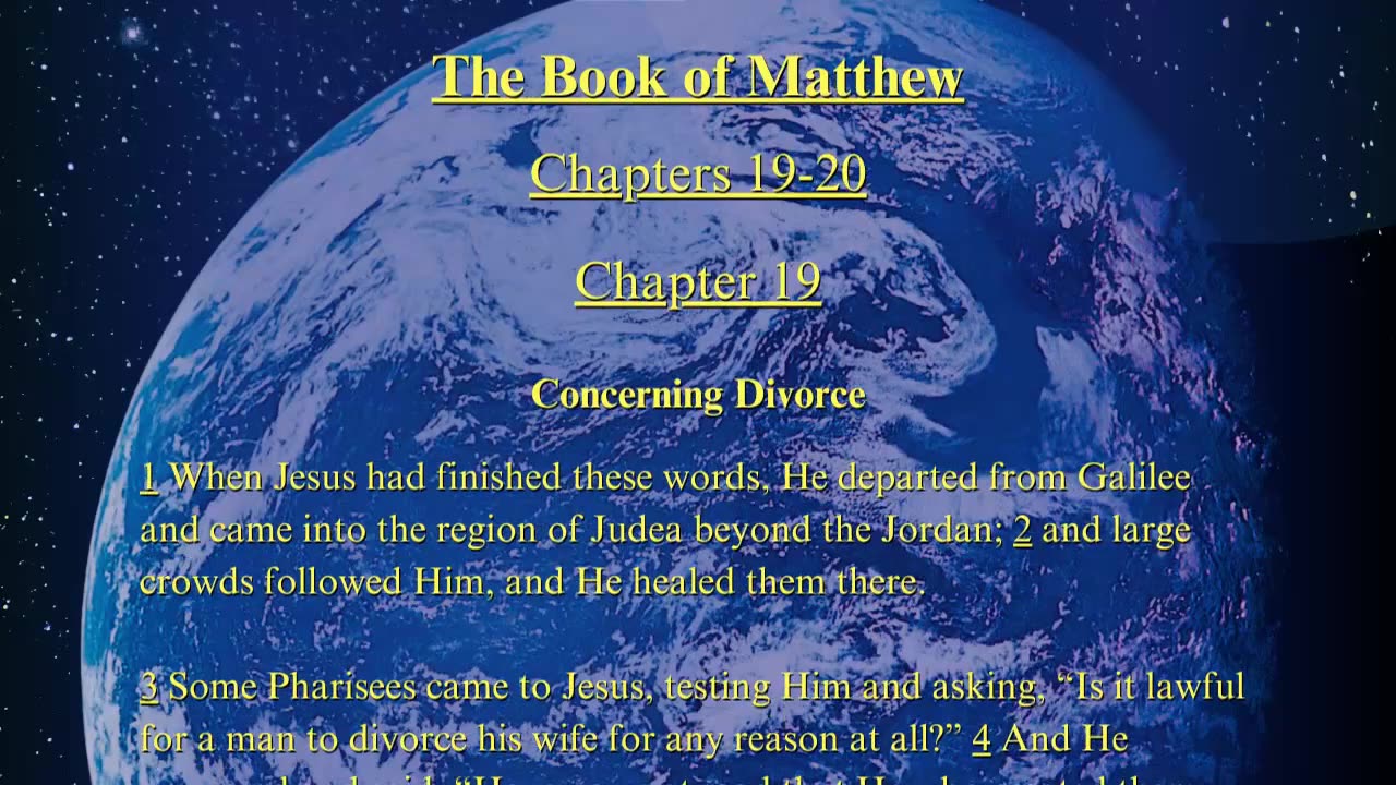 Christian Meme Video: Matthew Chapters 19 & 20 (06/22/2025)