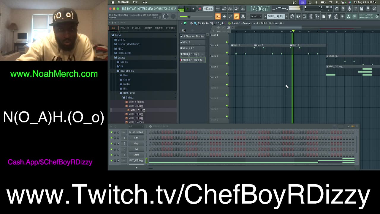 Chef Boy R Dizzy VLOG: @Twitch #Stream (O_o) #August #29 #2025 (O_o) www.Twitch.tv/ChefBoyRDizzy