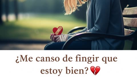 Me canso de fingir que estoy bien… 😞💔