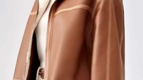 Brown Shearling. Built Warm, Worn with Power