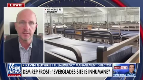 Florida Democrats condemn the Trump crime at the Everglades migrant facility.