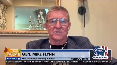 General Flynn: "What we are witnessing is the early stage of an internal, physical component of a color revolution."