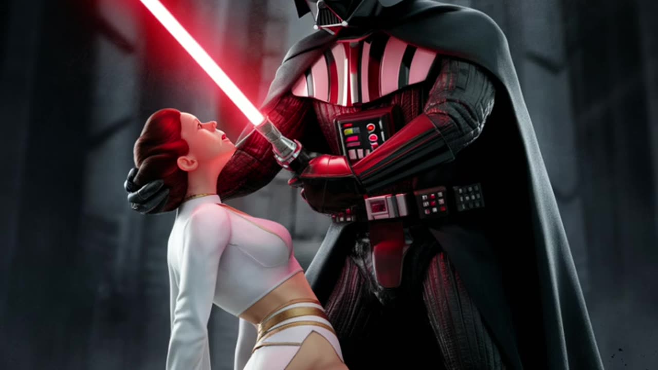 Darth Vader spanking Princess Leah by TheForrestNarrator