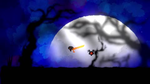 A Whispering Midnight - gameplay Unity Hardest Hack n slash Horror Platformer