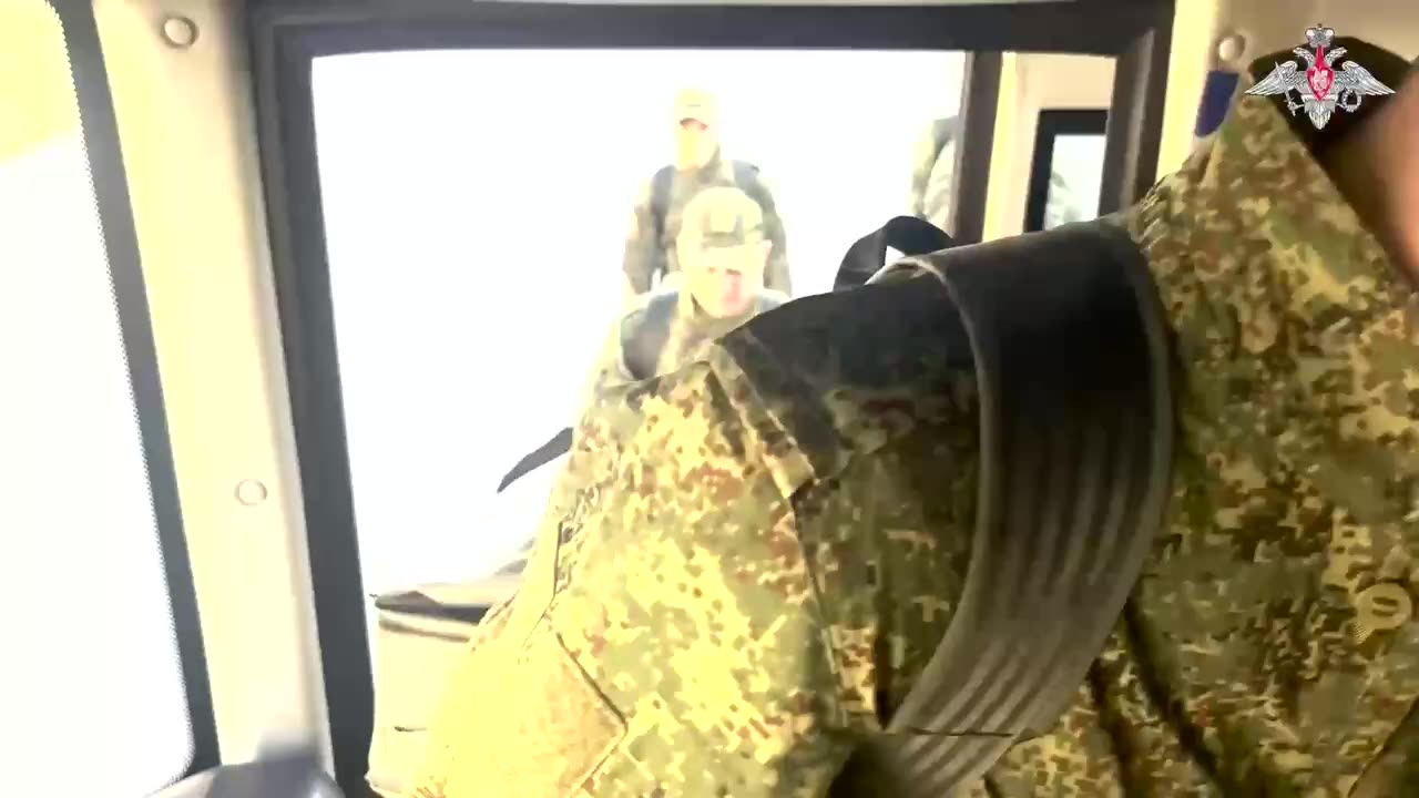 The Russian side also publishes a video with prisoners who returned as a result