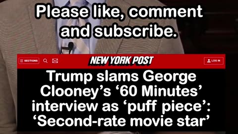 George Clooney Says He Decided Not to Support Biden Because He Tells the Truth [60 Minutes]
