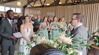 The Wedding lead into Worship