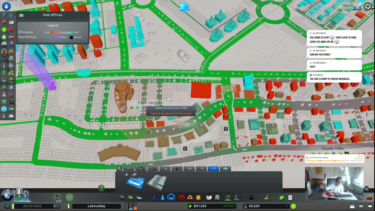 🏙 Mission: 1M citizens, Stream no.12 🏙 Currently: 31000