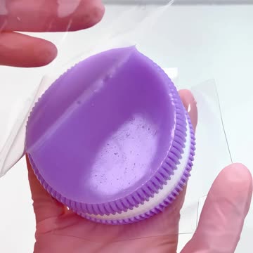 FUFUSQUISHY ASMR 🍪💜 | Purple Oreo Squishy Bliss #Shorts