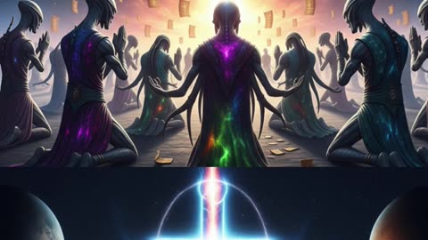 🚀 Aliens Kneel in Prayer – Witness the Cosmic Power of God! ✨🌌