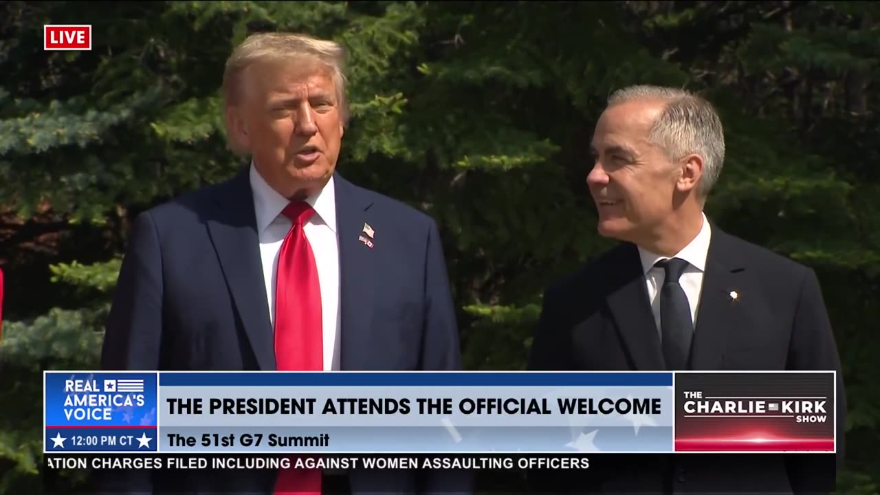 THE OFFICIAL WELCOME OF THE G7 SUMMIT