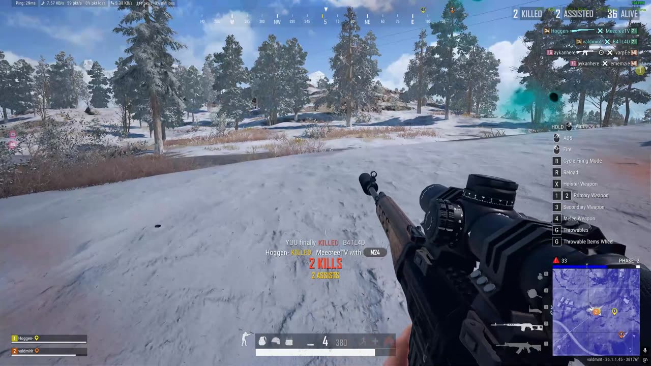 Hog och Vlad arbetar ihop till en kyckling i vinterkylan - junispel på Vikendi med 8x