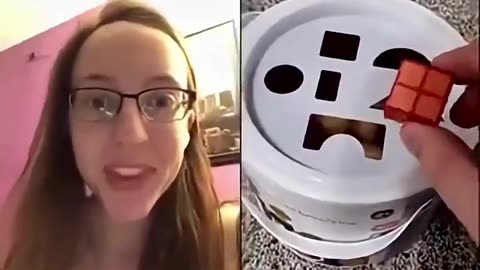 Where does her sanity go_ - That's right. The square hole.