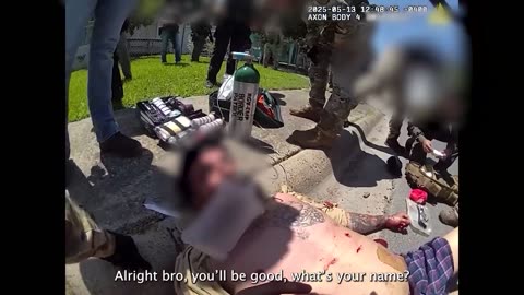 Bodycam | Police arrested the suspect who abandoned the car to flee