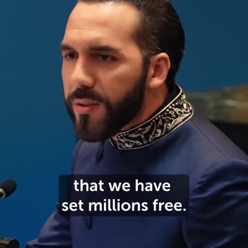 🇸🇻El Salvadoran president “in our country we prioritise the honest citizens over criminals”