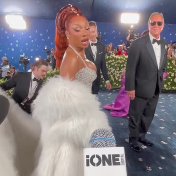 Met Gala 25 Megan Thee Stallion is paying homage to legends tonight #SuperfineStyle #MetGala
