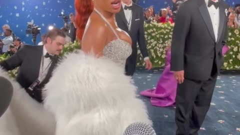 Met Gala 25 Megan Thee Stallion is paying homage to legends tonight #SuperfineStyle #MetGala
