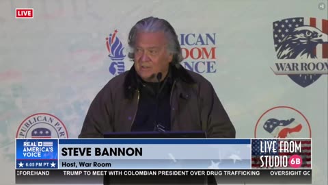 Real America's Voice. Steve Bannon
