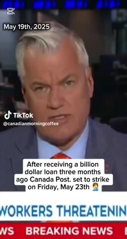 Canadian Post goes bankrupt.