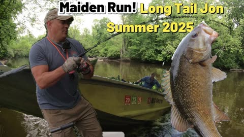 Maiden Voyage! The Long tail Jon boat. Summer 2025