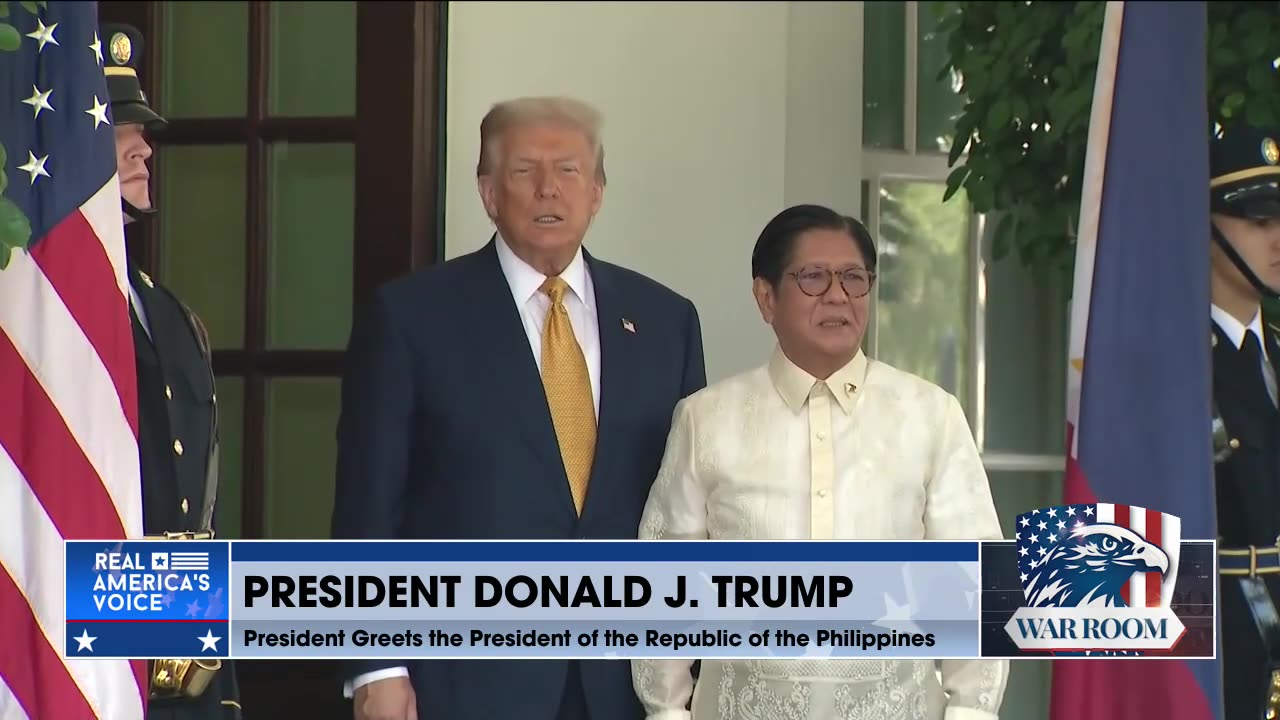 LIVE From White House: President Trump Greets The President Of The Republic Of The Philippines