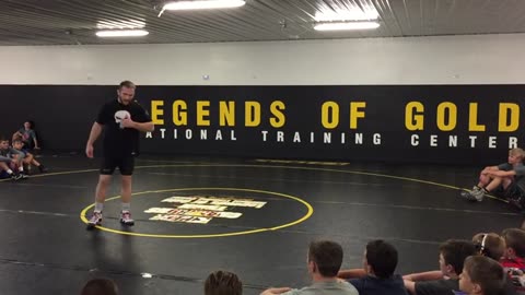 Kyle Snyder Stance and Motion Drill at Legends of Gold