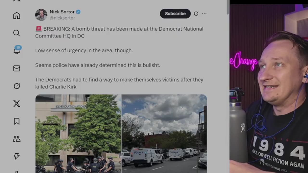 ALEX JONES ISSUES SWATTING & 'CIVIL WAR' WARNINGS AS LEFTISTS CELEBRATE ASSASSINATION