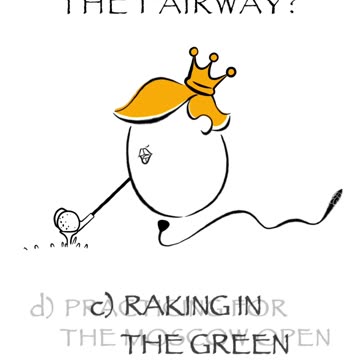 🍳 When golf, politics, and nursery rhymes collide...