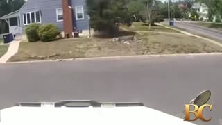 Video shows dump truck plowing into NJ home after driver suffers medical emergency