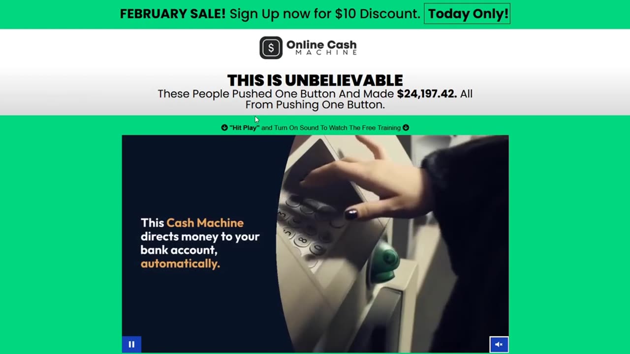 The Online Cash Machine Review - A Legit System?