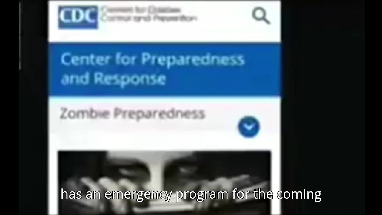 Zombie Apocalypse CDC Preparedness