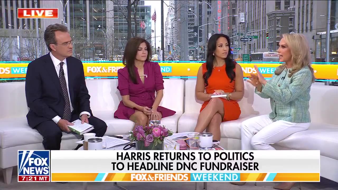 Dana Perino reacts to Kamala Harris’ tentative return to politics.