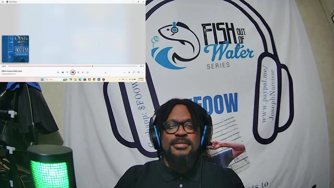 OHM Icarus Falls Live On KPFK 90 7 FM Reaction