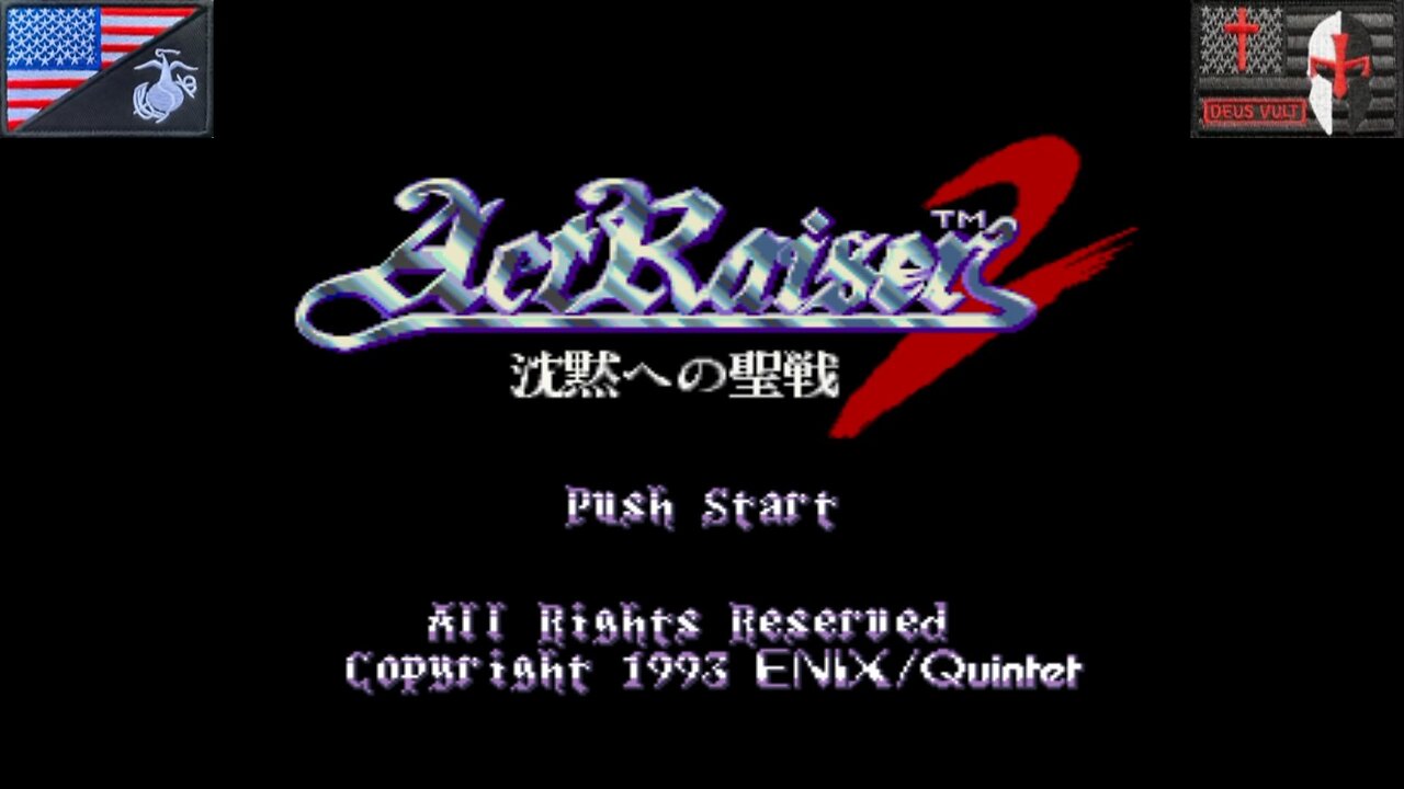 アクトレイザー2: 沈黙の聖戦 (Nintendo Super Famicom - Attract Mode) [JP Version of "ActRaiser 2"]