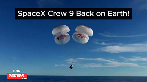 SpaceX Crew 9 Back on Earth! #shorts #usa #spacex