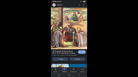 Messianic Prophecy: Cast lots for His clothing.