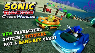 Sonic Racing: CrossWorlds – SpongeBob, TMNT & Avatar Join the Race! | Not a Game-Key Card?