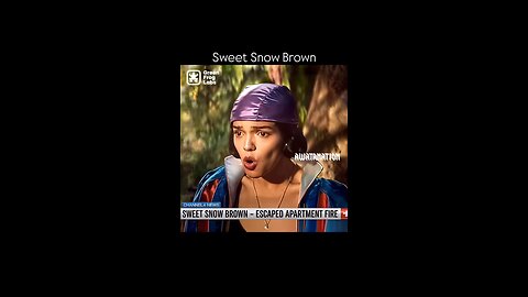 Sweet Snow Brown on apartment fire: "Ain't Nobody Got Time for That!"