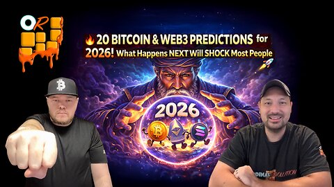 🚨20 BITCOIN & WEB3 Predictions for 2026!🔥 What Happens NEXT Will SHOCK Most People 🤯🚀