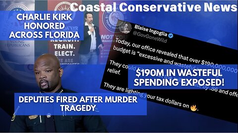 Deputies FIRED | Bradenton Charlie Kirk Vigil | Vaccine Mandate Dropped
