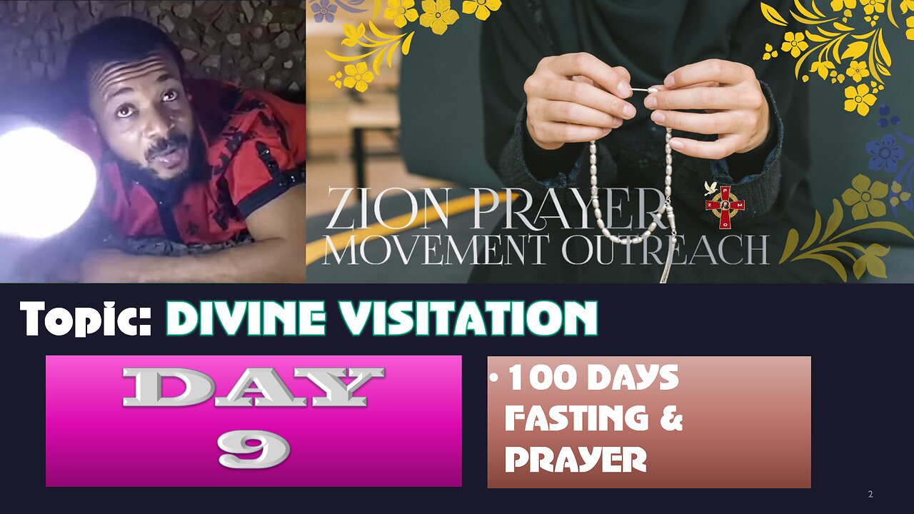 Day 9 | July 13, 2025 — Topic: DIVINE VISITATION! 100 Days Prayer & Fasting